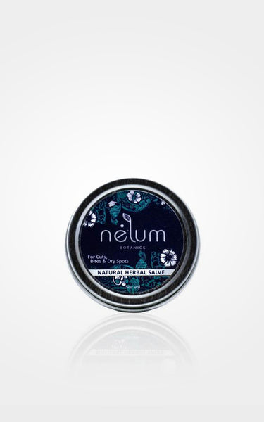 Natural Herbal Salve for Cuts, Bits and Dry Patches - Nelum Botanics